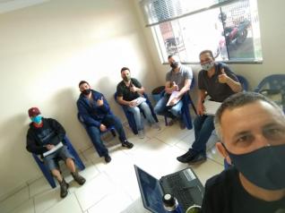 Treinamento em segurança com amônia