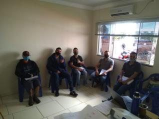 Treinamento em segurança com amônia